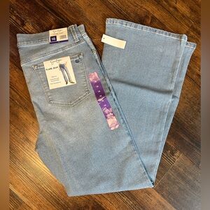 Jessica Simpson Ladies High-Rise 5-pocket Flare Jeans, Light Wash, Blue, Size 16
